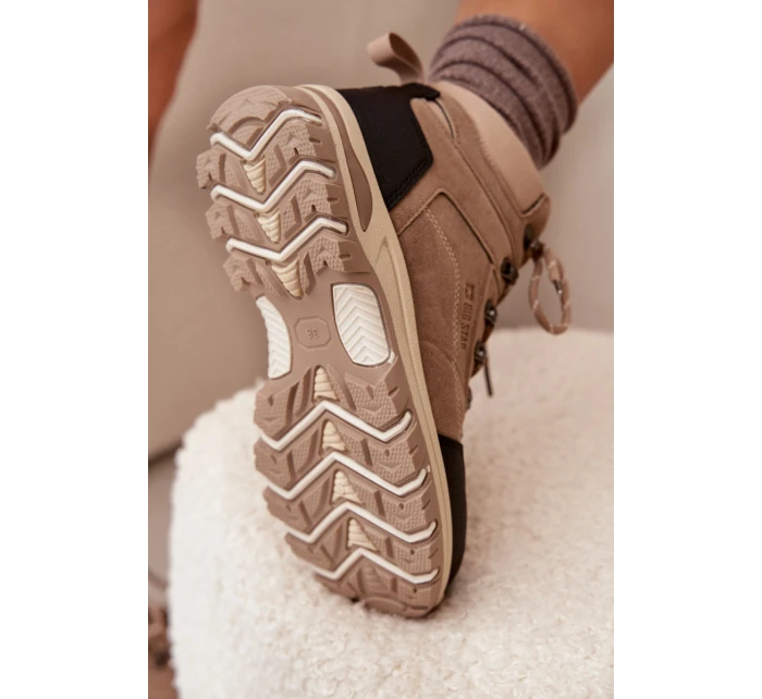 Dámské Trekingové Boty Big Star model 21705988 Béžové - Big Star Shoes Dámské Trekingové Boty Big Star model 21705988 Béžové - Big Star Shoes