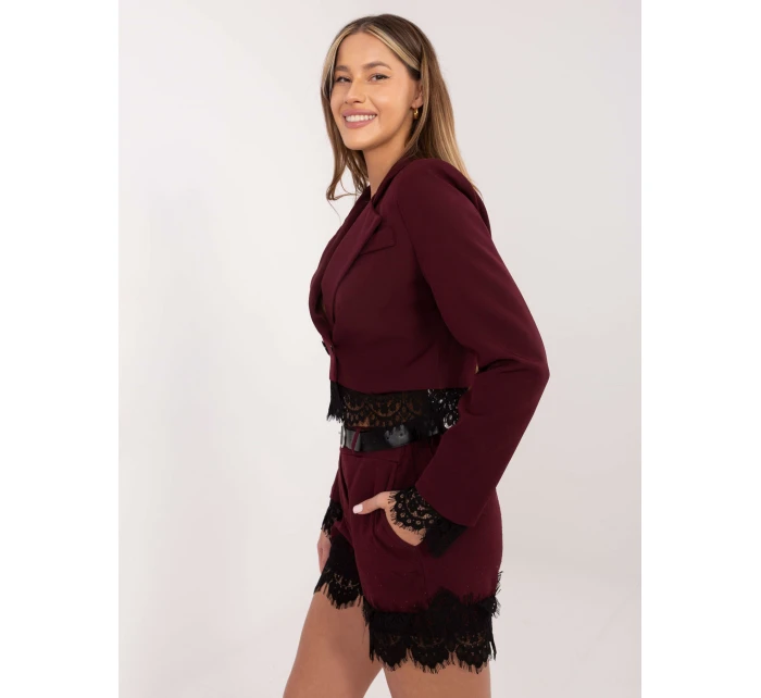 Szorty IT SN model 21799736 bordowy - FPrice