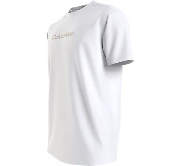 Pánske tričko s logom CREW NECK KM0KM00960YCD - Calvin Klein