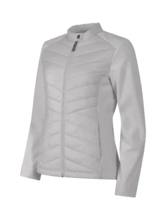 Cross hybridná bunda strieborná šedá