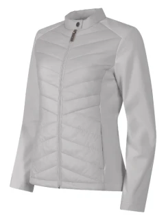 Cross hybridná bunda strieborná šedá