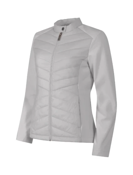 Cross hybridná bunda strieborná šedá