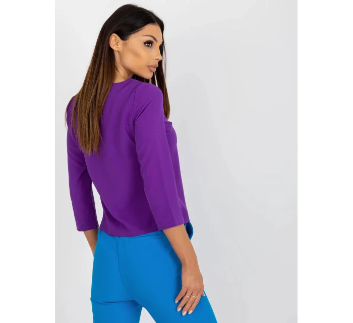 Dámska blúzka LK BZ 506521.90 tmavo fialová - Lakerta