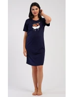 Dámská noční košile mateřská Méďa na model 21417120 - Vienetta Dámská noční košile mateřská Méďa na model 21417120 - Vienetta