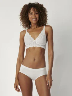 Dámske nohavičky Smart Natural Hipster EX - WHITE - TRIUMPH WHITE - TRIUMPH