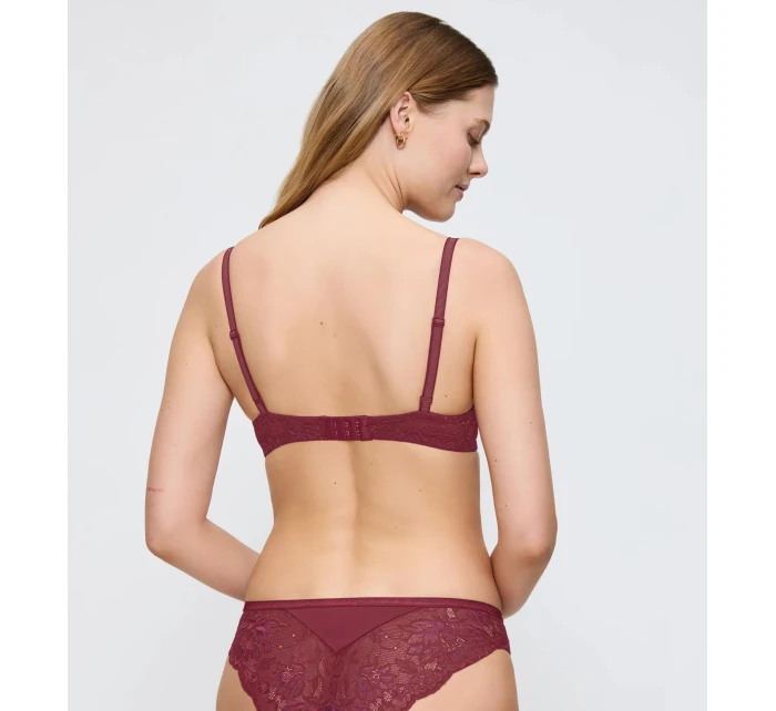 Dámska podprsenka Amourette Charm T Bra WHP01 - bordová 6926 - TRIUMPH