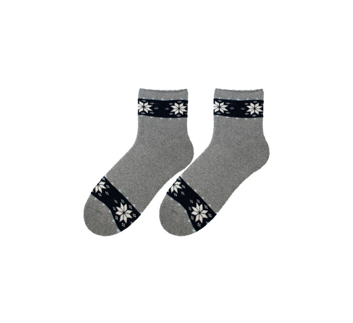 Dámske zimné vzorované ponožky Bratex D-060, 36-41