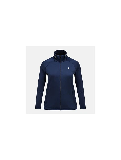 Dámská mikina PEAK PERFORMANCE W Rider Essentials Zip Jacket, barva tmavě modrá Dámská mikina PEAK PERFORMANCE W Rider Essentials Zip Jacket, barva tmavě modrá