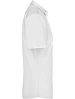 JN 679 Popelínová halenka s krátkým rukávem model 22488222 white - Daiber