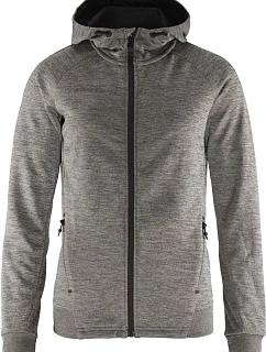 ADV Unify Hoodie Jacket W Dámská bunda s kapucí model 22466690 dark grey melange - Craft Corporate