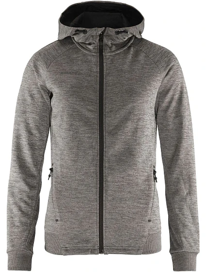 Craft Corporate ADV Unify Hoodie Jacket W Dámska bunda s kapucňou 81.9133 tmavošedá melírovaná Craft Corporate ADV Unify Hoodie Jacket W Dámska bunda s kapucňou 81.9133 tmavošedá melírovaná