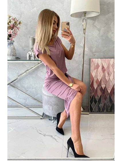Sukienka  różowa model 18745942 - K-Fashion