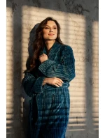 Župan One And model 20737706 Long Turquoise - Momenti Per Me Župan One And model 20737706 Long Turquoise - Momenti Per Me