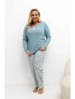 Pohodlné pyžamo pre plnoštíhly model 221183 Forever Pink