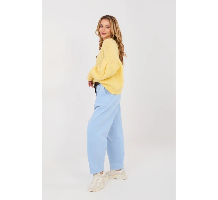 Šnúrové nohavice model 224381 Taliansko Moda