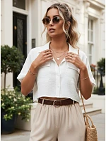 Dámske tričko GRITAN white FashionStreet DY0429