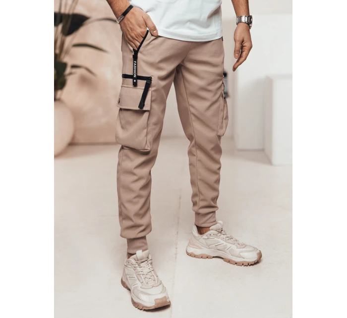 Pánské khaki kalhoty Dstreet model 21982830 - FashionStreet