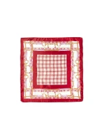 Art Of Polo saténová kockovaná šatka 20960