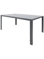 ZÁHRADNÝ STÔL 150x90x73 cm tmavosivý