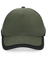 B 171 5 panelová kšiltovka olive green/black model 22481682 - Beechfield B 171 5 panelová kšiltovka olive green/black model 22481682 - Beechfield