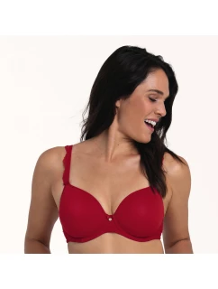 Selma podprsenka s kosticí košíčky se  červená  model 21218949 - RosaFaia