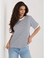 IT tričko TS 20881.85 tmavomodré a biele IT tričko TS 20881.85 tmavomodré a biele