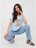 Blúzka RV BZ A1174.91 svetlo modrá