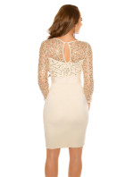 Sexy koucla partydress with lace & sequins