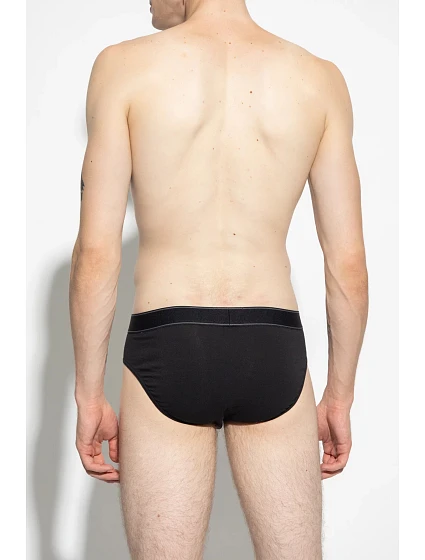 Pánské slipy 2PACK   s proužkem  model 19009203 - Emporio Armani
