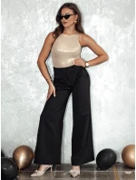 Dámské široké kalhoty black Dstreet model 21982092 - FashionStreet