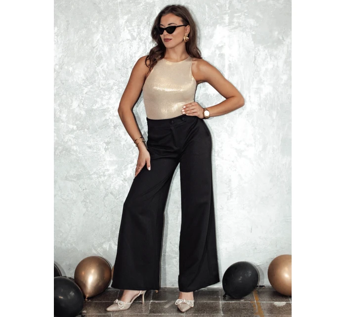 Dámské široké kalhoty black Dstreet model 21982092 - FashionStreet