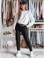 Dámské kalhoty chinos s páskem černá Dstreet model 21986440 - FashionStreet