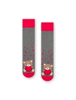 Dámské ponožky model 14559108 Srdce - Steven Dámské ponožky model 14559108 Srdce - Steven