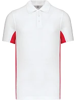 K 232 piqué polo white/red model 22506552 - Kariban K 232 piqué polo white/red model 22506552 - Kariban