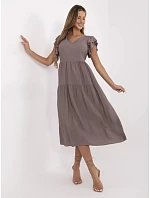 Sukienka MI SK model 21142015 ciemny bezowy - FPrice