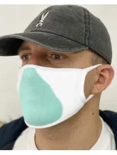 Strieborná iontová maska Biela a šedá Sada 5 kusov - VMP