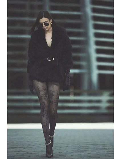 Tenké pančuchy - vzor CARMELA-5