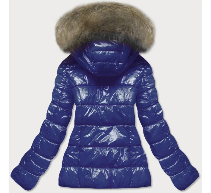 Dámska prešívaná bunda Painted vo farbe Cornflower (7695) Dámska prešívaná bunda Painted vo farbe Cornflower (7695)