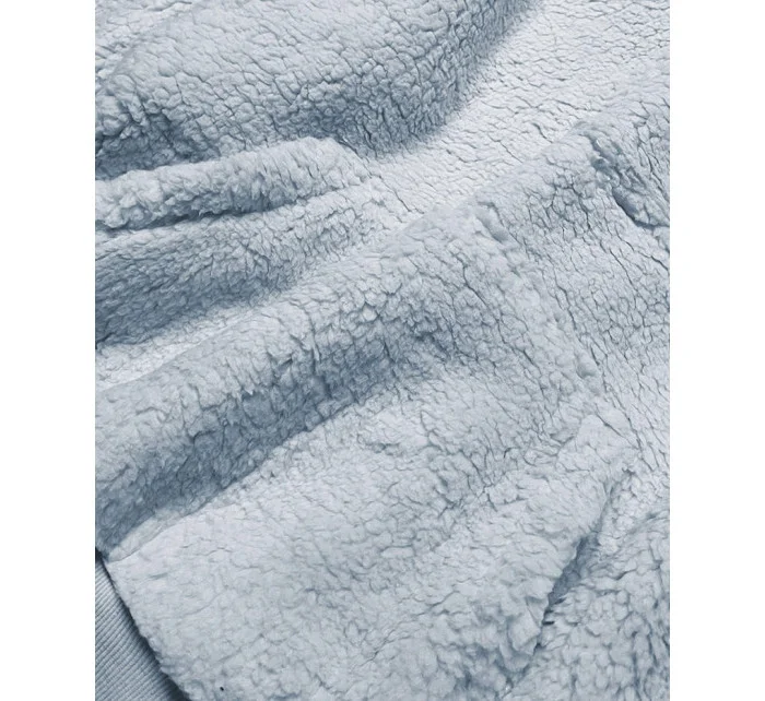 Teplý blankytný teplákový dámsky komplet (YP-1104)