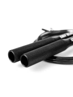 Hliníkové švihadlo s oceľovým lanom DBX Pro Black + puzdro Hliníkové švihadlo s oceľovým lanom DBX Pro Black + puzdro