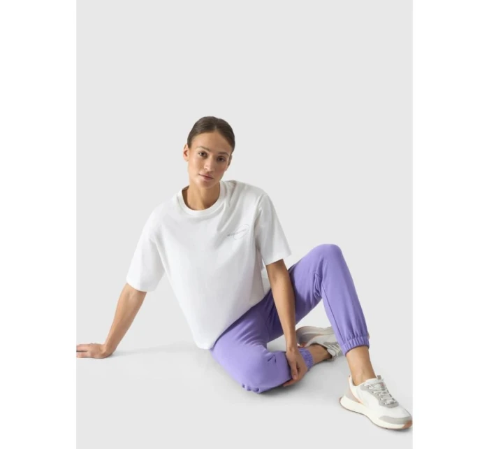 Dámske tričko oversize s 4F 4FRSS24TTSHF2089-11S