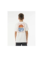 Chlapčenské tričko RIP CURL Pacific Rinse Sunrise Tee-Boy, biele, detské