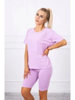 Souprava top+legíny fialová Souprava top+legíny fialová