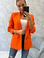 Bunda s klopami elegantná oranžová