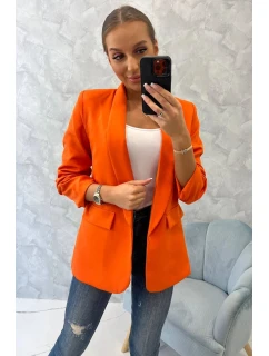Bunda s klopami elegantná oranžová
