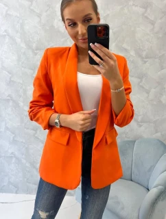 Bunda s klopami elegantná oranžová