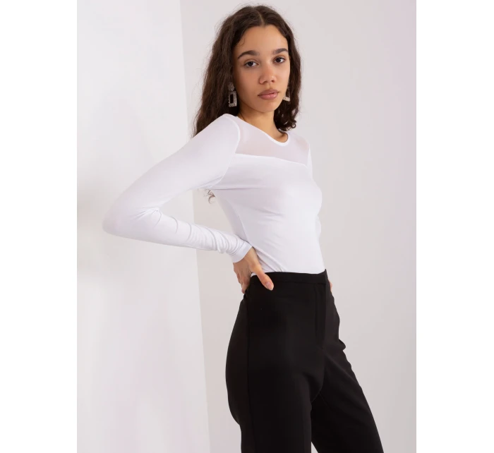 Bluzka RV BZ model 19034319 biały - FPrice Bluzka RV BZ model 19034319 biały - FPrice