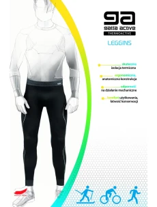 Pánske legíny MEN THERMOACTIV BASIC BLANC