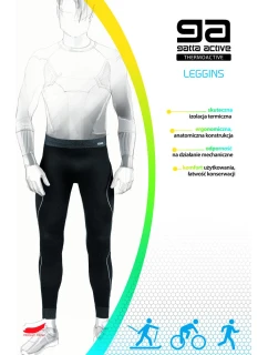 Pánske legíny MEN THERMOACTIV BASIC BLANC