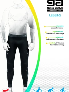 Pánske legíny MEN THERMOACTIV BASIC BLANC